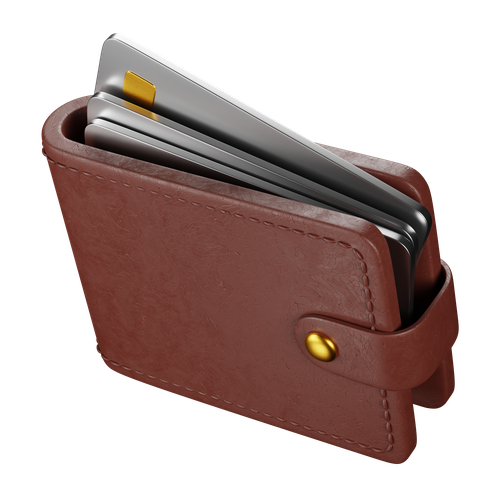 Digital wallet illustration
